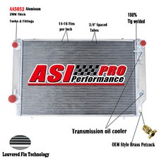 4 Rangées Radiateur Pour