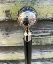 Ancienne canne à pied en bois