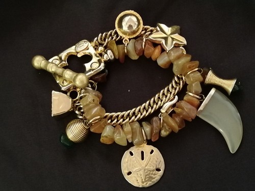 Bracelet breloques signé zoe - breloques,