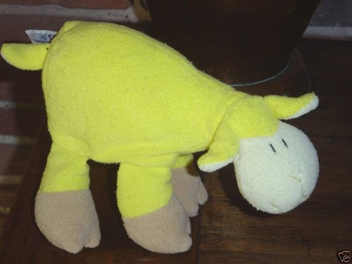 Doudou vache jaune ajena - jaune,