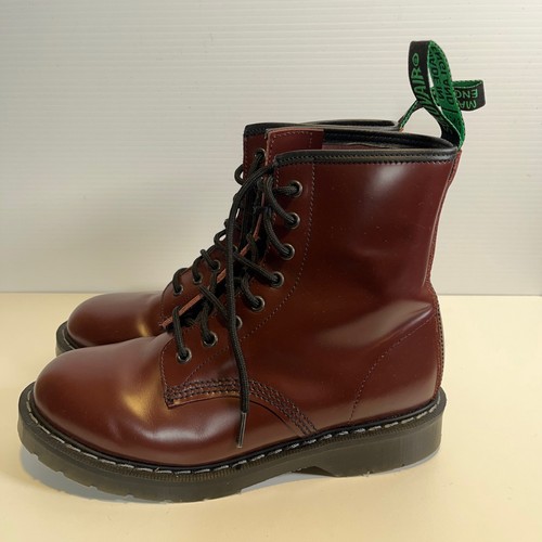 Solovair oxblood shine - oxblood, hi-shine