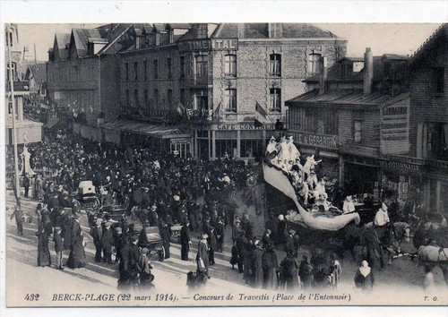 Cpa berck plage - cpa, mars