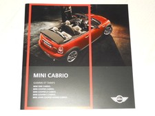 MINI CABRIOLET brochure catalogue One / Cooper / Cooper S et D - édition 2010