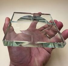 Cendrier Art déco en verre de