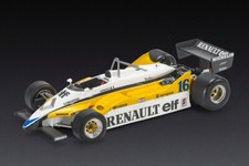 New GP REPLICAS RENAULT RE30B V6 ELF N16 1982 1:18 Model Car WHITE GP103B KidBX