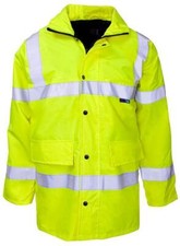 35441 Supertouch Haute Visibilité Veste, Parka ,Jaune,TAILLE S