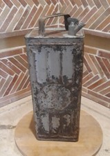 ancien bidon Jerrican Saxoleine Circa 1900 Raffinerie de pétrole 