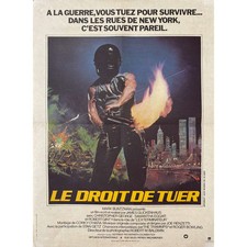 LE DROIT DE TUER Affiche de