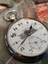 Montre de Poche Gousset Rosnerita Haute Précision Vintage 55mm Argentan 