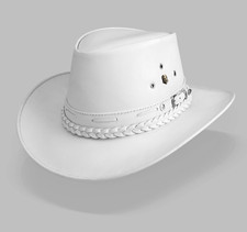 Chapeaux blancs de cow-boy