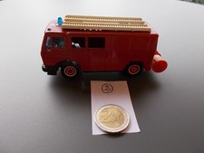 VOITURE DE POMPIER.MODELE REDUIT.SOLIDO.BERLIET GAK 17.FOURGON MIXTE.