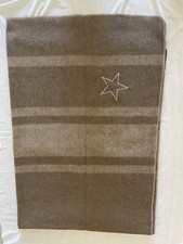 Armée Italienne Classique Style Repro Laine Couverture Avec Star Neuf
