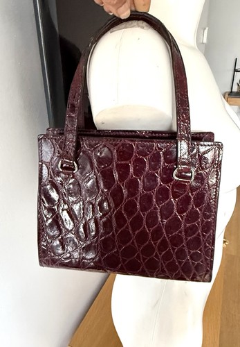 Mini sac lancel cuir crocodile - sac,