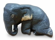 Sculpture D'Éléphant En Bois