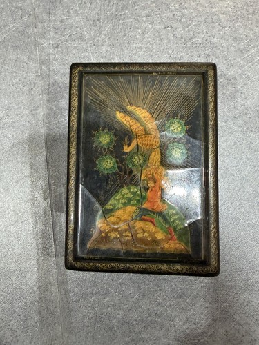 Ancienne boite laque russe - boite,