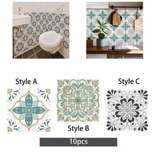 Lot de 10 autocollants carrés