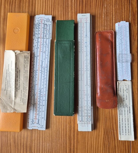 Vintage slide rule collection - slide,