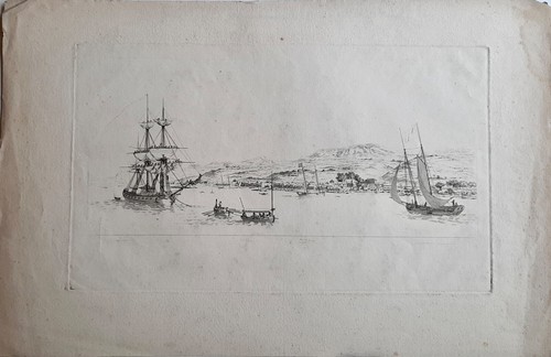 Arrivée brigantin au - d'un,