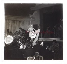 FRANCE Spectacle Cabaret PARIS c1930 Photo sur film Stereo Vintage V31L7n8