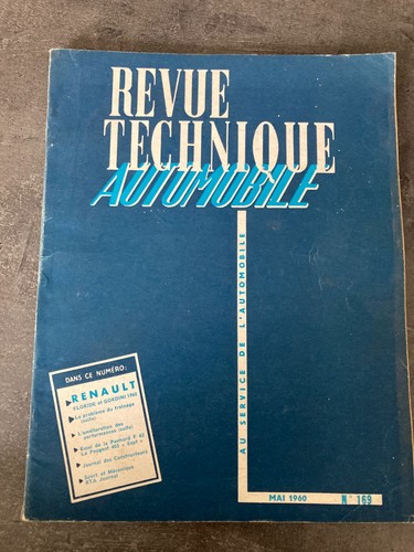 Rta revue technique - rta, n°169