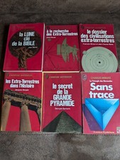 Lot 6 Livres L Aventure Mystérieuse Ovni Lune Bible Pyramide Extraterrestres 