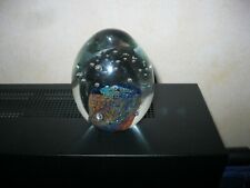 SULFURE FORME OEUF PRESSE PAPIER EN VERRE