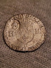 Henri III Douzain Aux Deux H  3ème Type Rare Et Magnifique 2,15gr