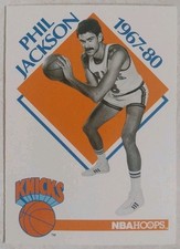 Carte NBA Phil Jackson 1990-91 NBA Hoops #348