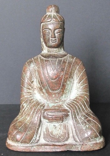 Antique bouddha bronze - bouddha,