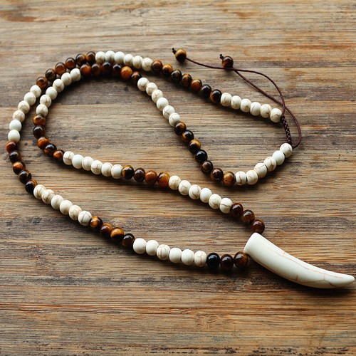 Collier homme femme perles - collier,