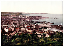 Italie, Küstenland. Trieste. Generalansicht von Nordost. (ITALIE)  vintage print