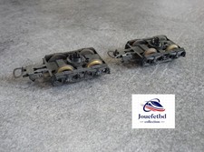 LIMA HO 1/87 2 bogies pour wagon, roues métal