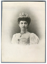 Italia, Regina Elena di Savoia Vintage .   Tirage argentique  10x14  Circa