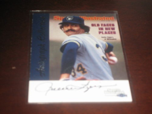 Rollie fingers autograph - rollie,
