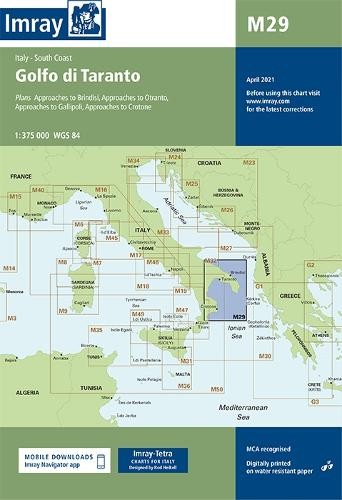 Imray series m29 golfo di - m,