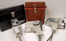 3 CAMERAS " EUMIG " - Modèles "  C5 - C6 et S2 "  -  8 mm - 1961 / 63 - AUSTRIA 