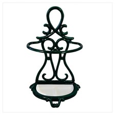 Porte-Parapluie Vintage Art Nouveau Fonte Émail Vert Céramique Fabriqué À France