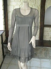 Superbe robe Sépia taille M en excellent état tulle et dentelle !