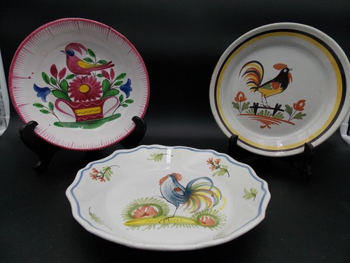Lot assiette en - de, faience