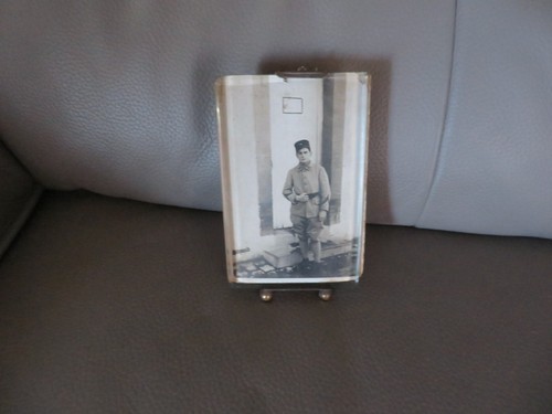 Ancien cadre photo verre - photo,