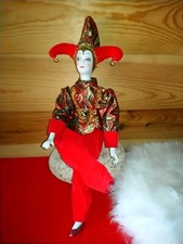 poupée ARLEQUIN tête