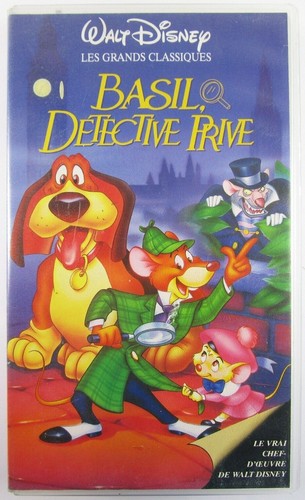 Cassette vhs basil détective - cassette,