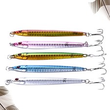 5 Pcs Accessoires Peche Leurres De Pêche Réalistes Lys En Rivière
