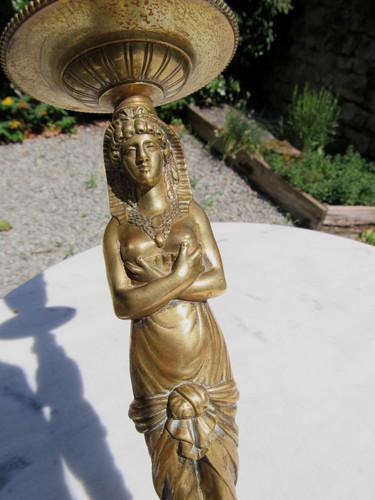Xix lampe bronze doré - bronze,