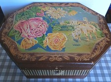 Vintage joli coffret boîte à