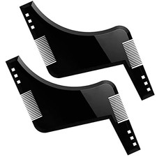 Peigne barbe homme, 2 pièces