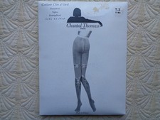 CHANTAL THOMASS PARIS - COLLANT "CLIN D'OEIL" - NOIR - TAILLE 3 - VINTAGE