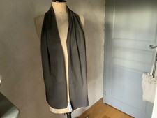 Grand Foulard   Echarpe Étole SONIA RYKIEL En Maille Marron neuf 