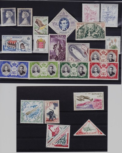 Lot timbres monaco - lot,