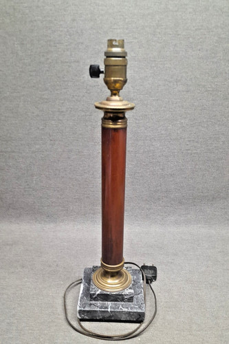 Lampe colonne socle marbre - colonne,